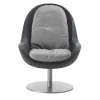 Riva 1920 Lounge Chairs<Creus Black Revolving Armchair by Pininfarina