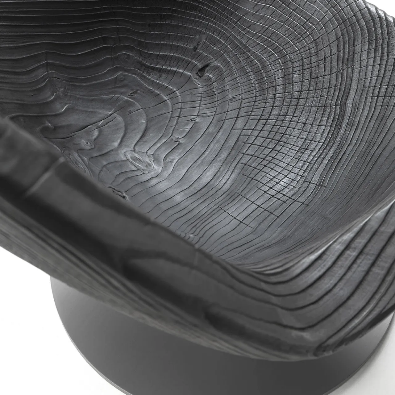 Riva 1920 Lounge Chairs<Creus Black Revolving Armchair by Pininfarina