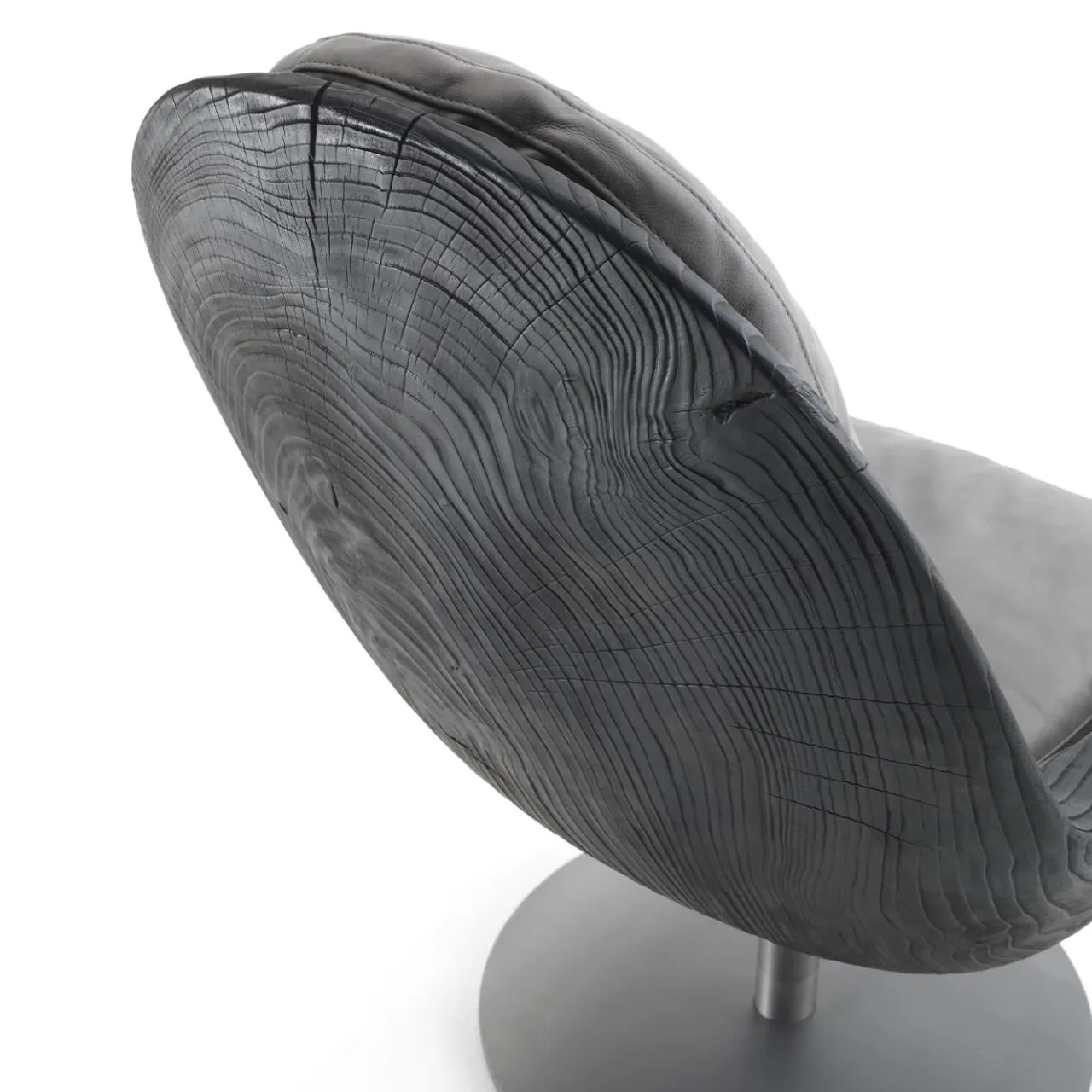 Riva 1920 Lounge Chairs<Creus Black Revolving Armchair by Pininfarina