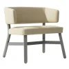 Billiani 1911 Lounge Chairs<Croissant 572 Beige Chair by Emilio Nanni