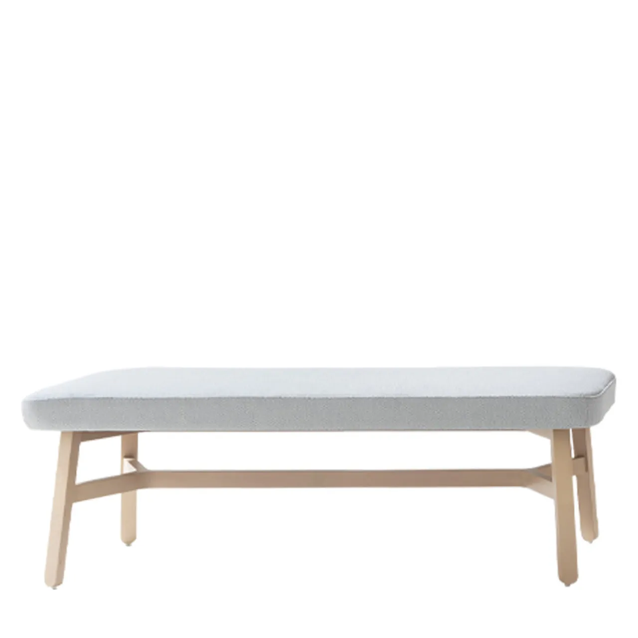 Billiani 1911 Benches<Croissant 569 Light Gray Ottoman by Emilio Nanni