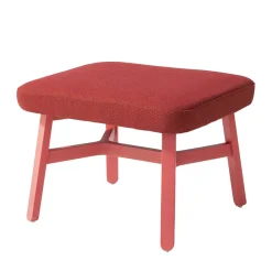 Billiani 1911 Stools<Croissant 564 Red Ottoman by Emilio Nanni