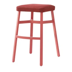 Billiani 1911 Bar Stools<Croissant 578 Red Stool by Emilio Nanni