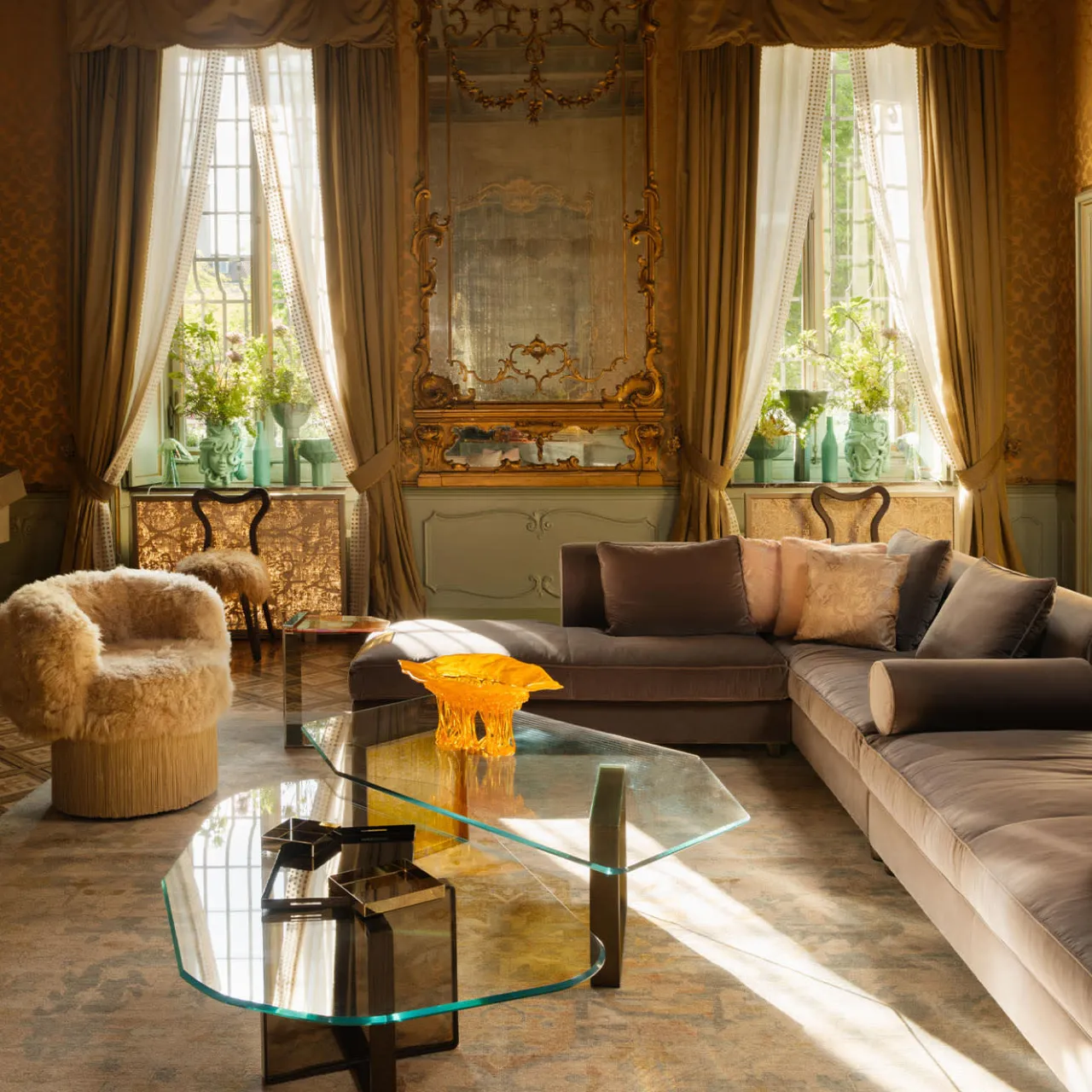 Rottet Collection Coffee Tables<Cross Bar Coffee Table