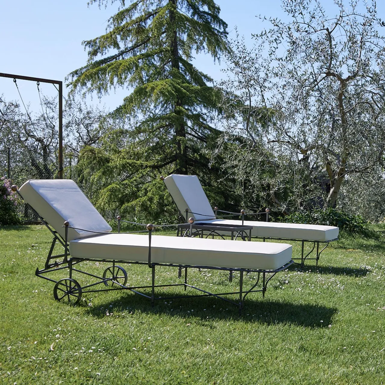 DMG Fiesole Outdoor Chaises & Daybeds<Crossweave Cushioned Reclining Sunbed