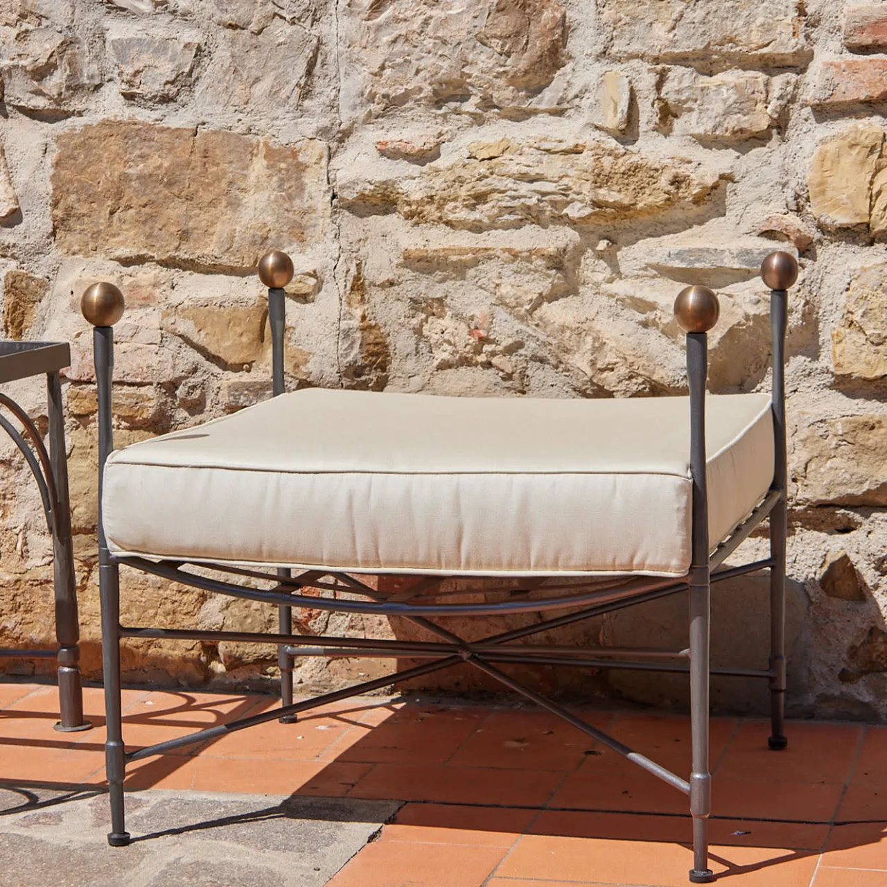 DMG Fiesole Outdoor Chairs & Stools<Crossweave Tall Cushioned Pouf
