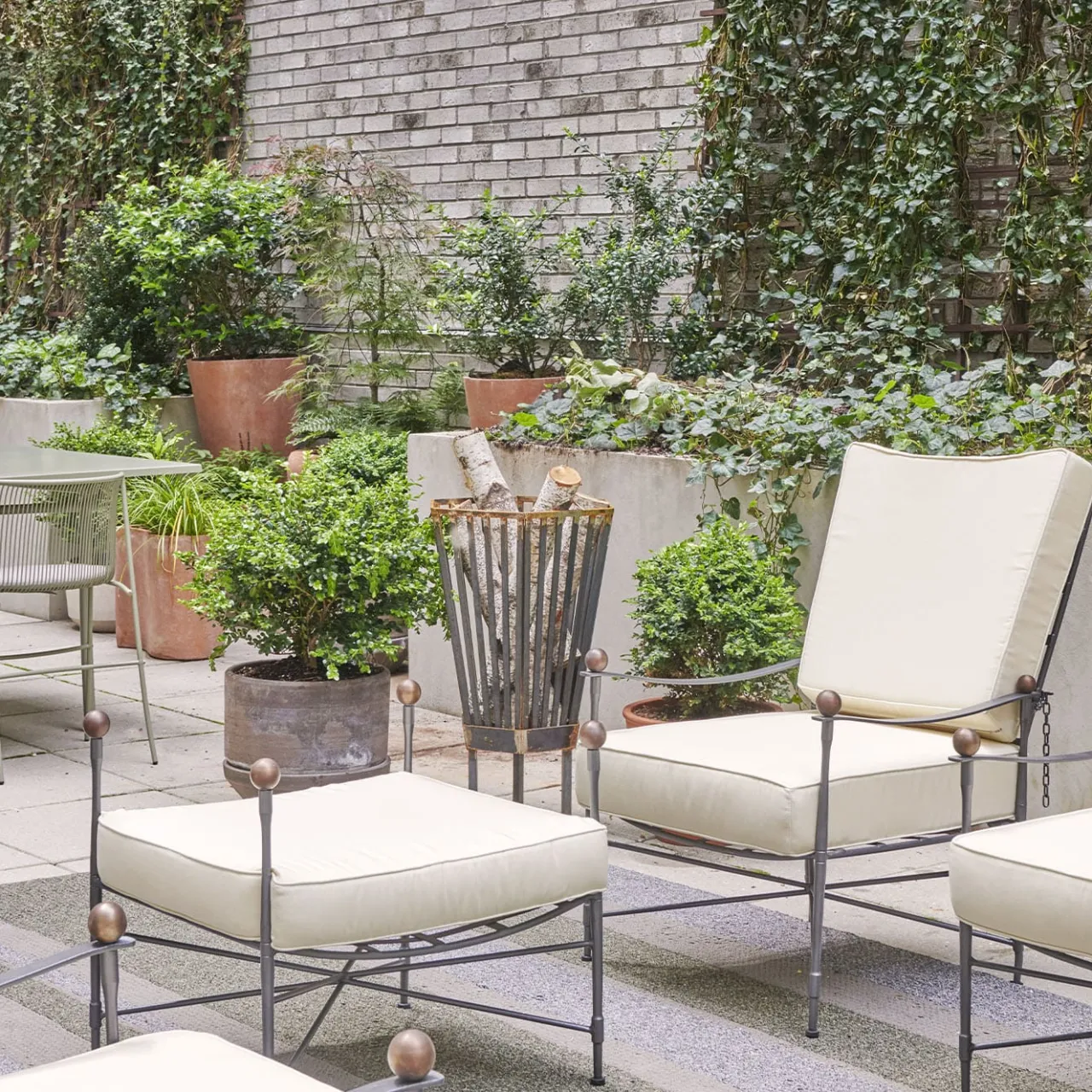 DMG Fiesole Outdoor Chairs & Stools<Crossweave Tall Cushioned Pouf