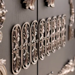 CG Capelletti Bar Cabinets<Crown Century Black Ash Wood Bar Cabinet