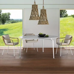 Talenti Outdoor Dining Tables<Cruise Alu White Dining Table by Ludovica & Roberto Palomba