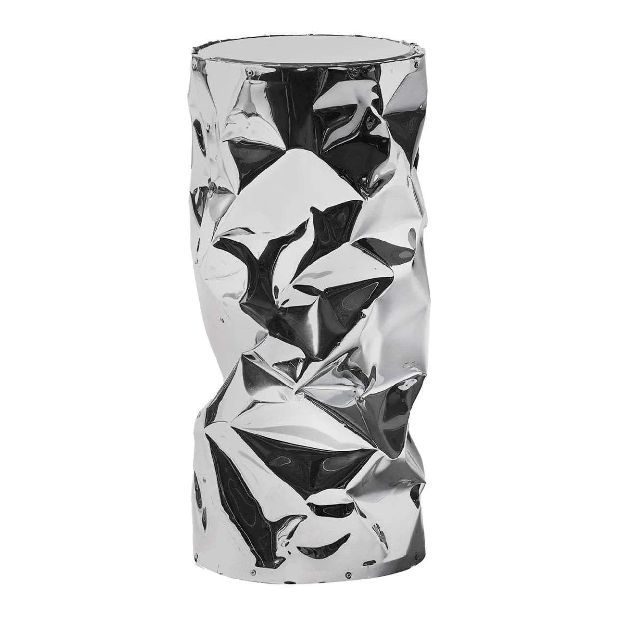 Opinion Ciatti Bar Stools<Crumpled Chrome Aluminium Stool #1