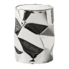Opinion Ciatti Stools<Crumpled Chrome Aluminium Stool #2