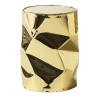 Opinion Ciatti Stools<Crumpled Gold Aluminium Stool #1