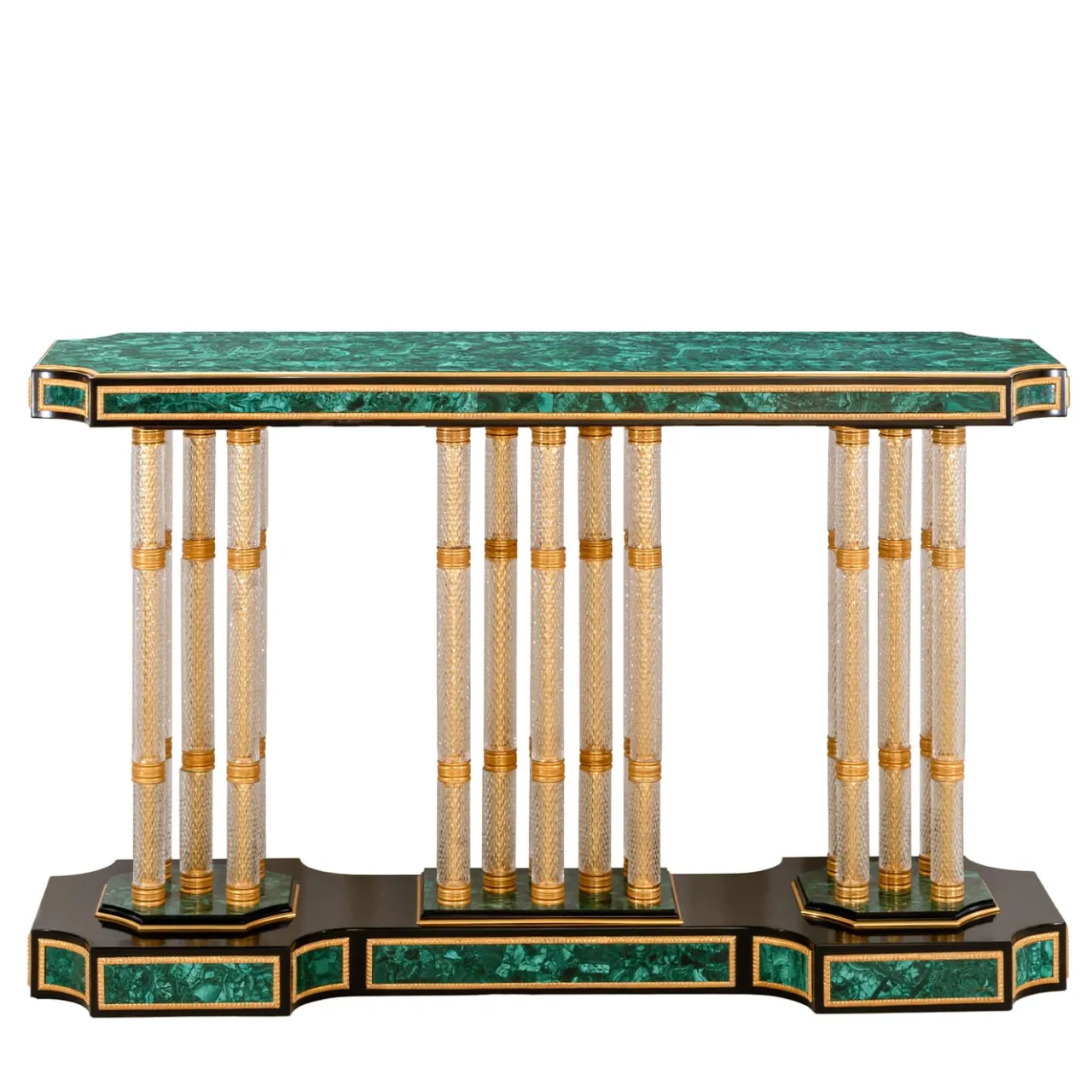 CG Capelletti Consoles<Crystal & Bronze Console