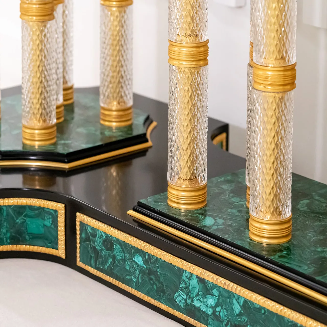 CG Capelletti Consoles<Crystal & Bronze Console