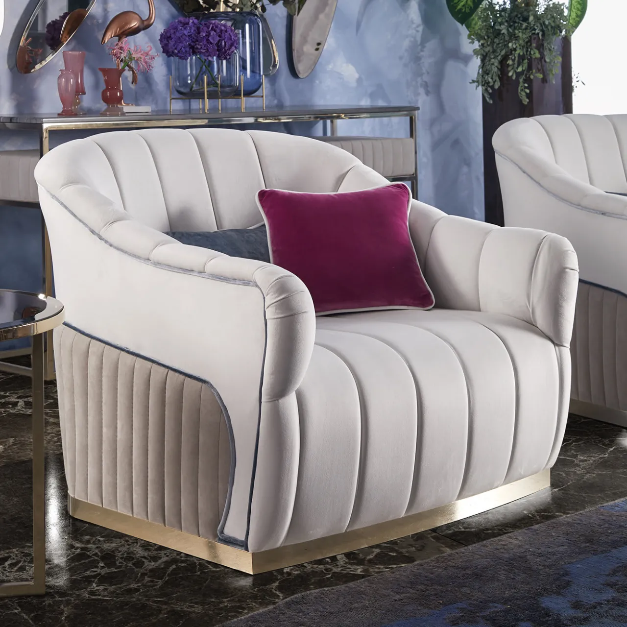 Morello Gianpaolo Armchairs<Crystal Armchair