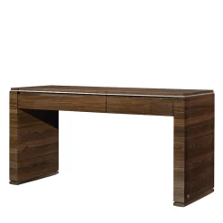 Franco Bianchini Vanities<Crystal Glossy Canaletto Walnut Vanity Desk