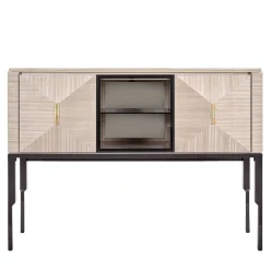 Franco Bianchini Bar Cabinets<Crystal Glossy Eucalyptus Wood Bar Cabinet