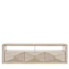 Franco Bianchini Sideboards Buffets<Crystal Glossy Eucalyptus Wood Sideboard