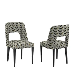 Franco Bianchini Chairs<Crystal Polychrome Patterned-Fabric Chair