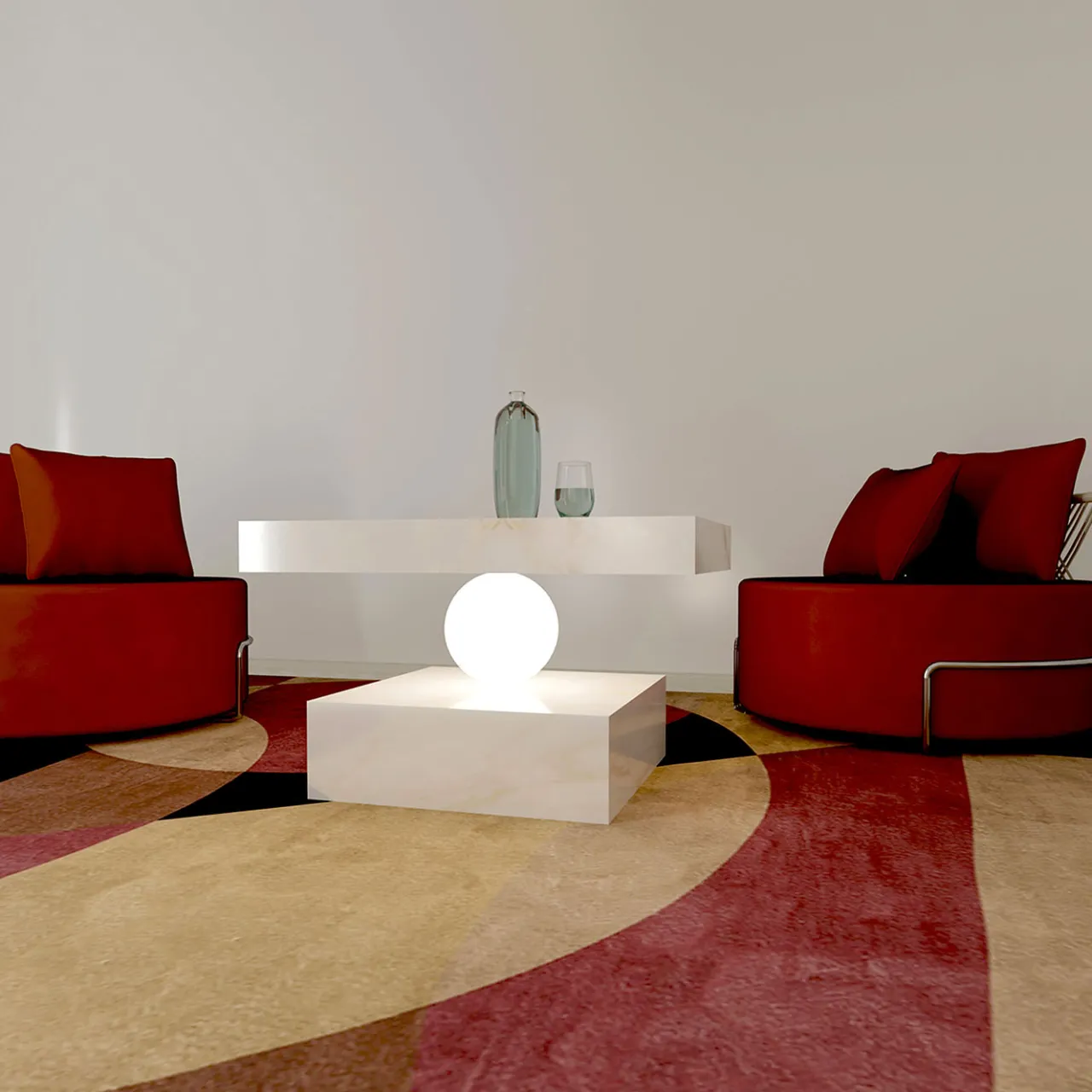 Dimarmo Coffee Tables<CS Luminous Calacatta Coffee Table