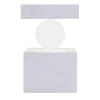 Dimarmo Side Tables<CS Luminous Calacatta Side Table