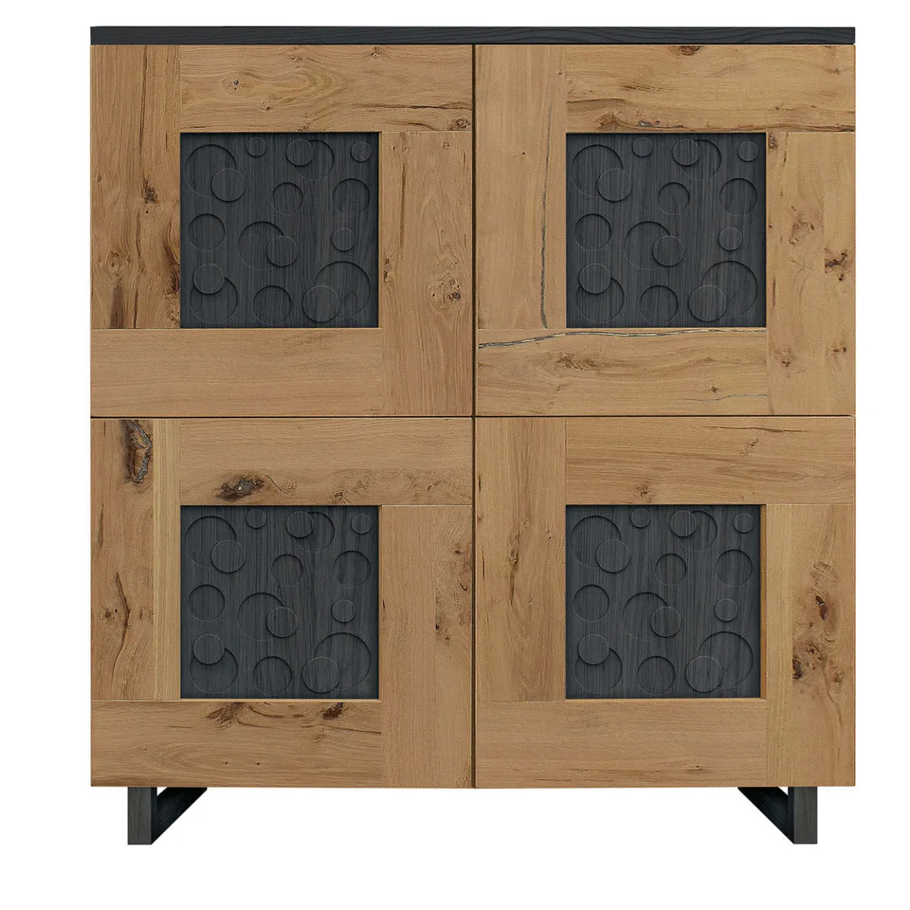 Ebanisteria Roberto Gambella Cabinets<Cube Cenere Ash Wood Cabinet