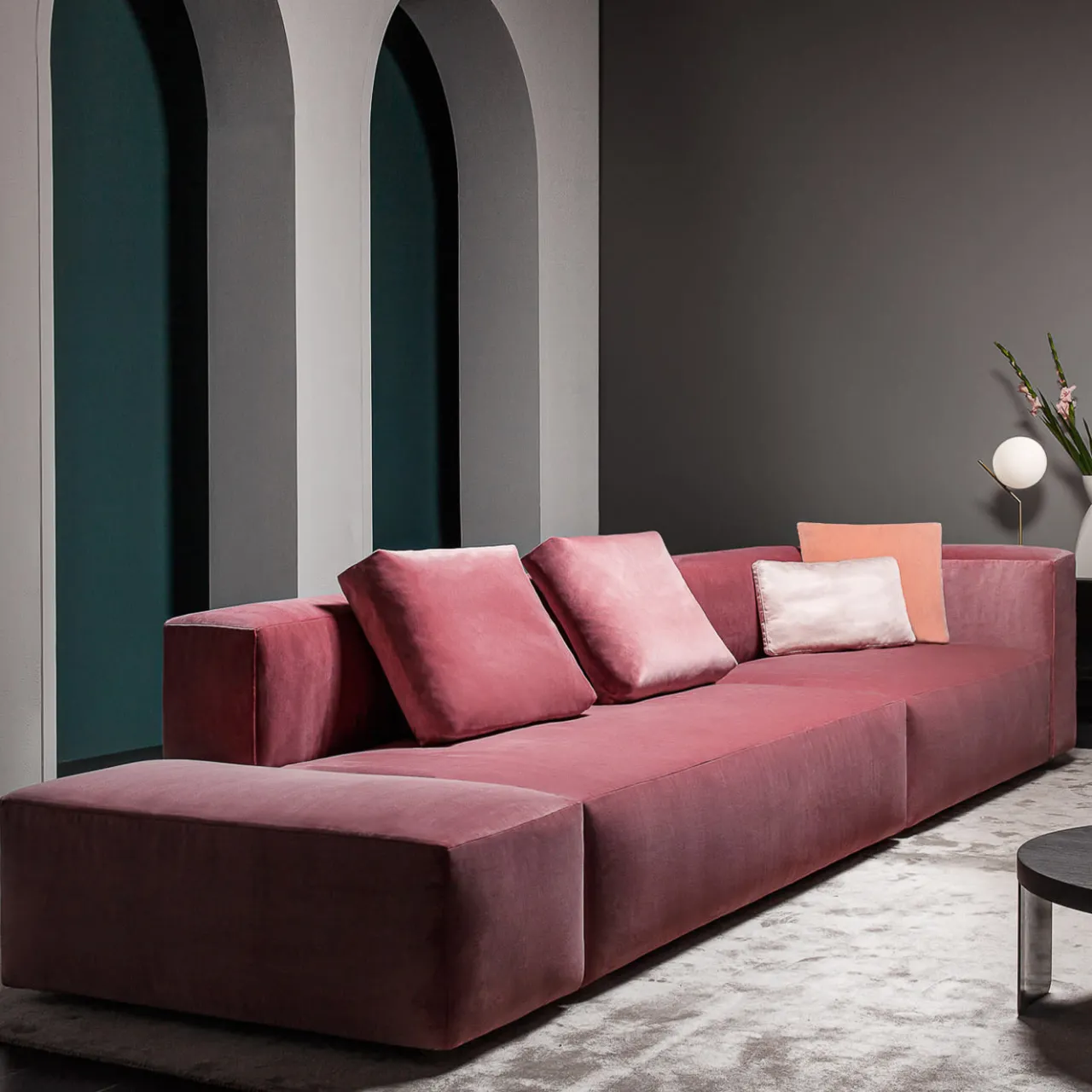 Vibieffe Sofas<Cube Pink Sofa by Gianluigi Landoni