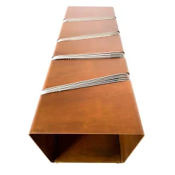 TrackDesign Outdoor Sofas & Benches<Cubica Corten Steel Bench