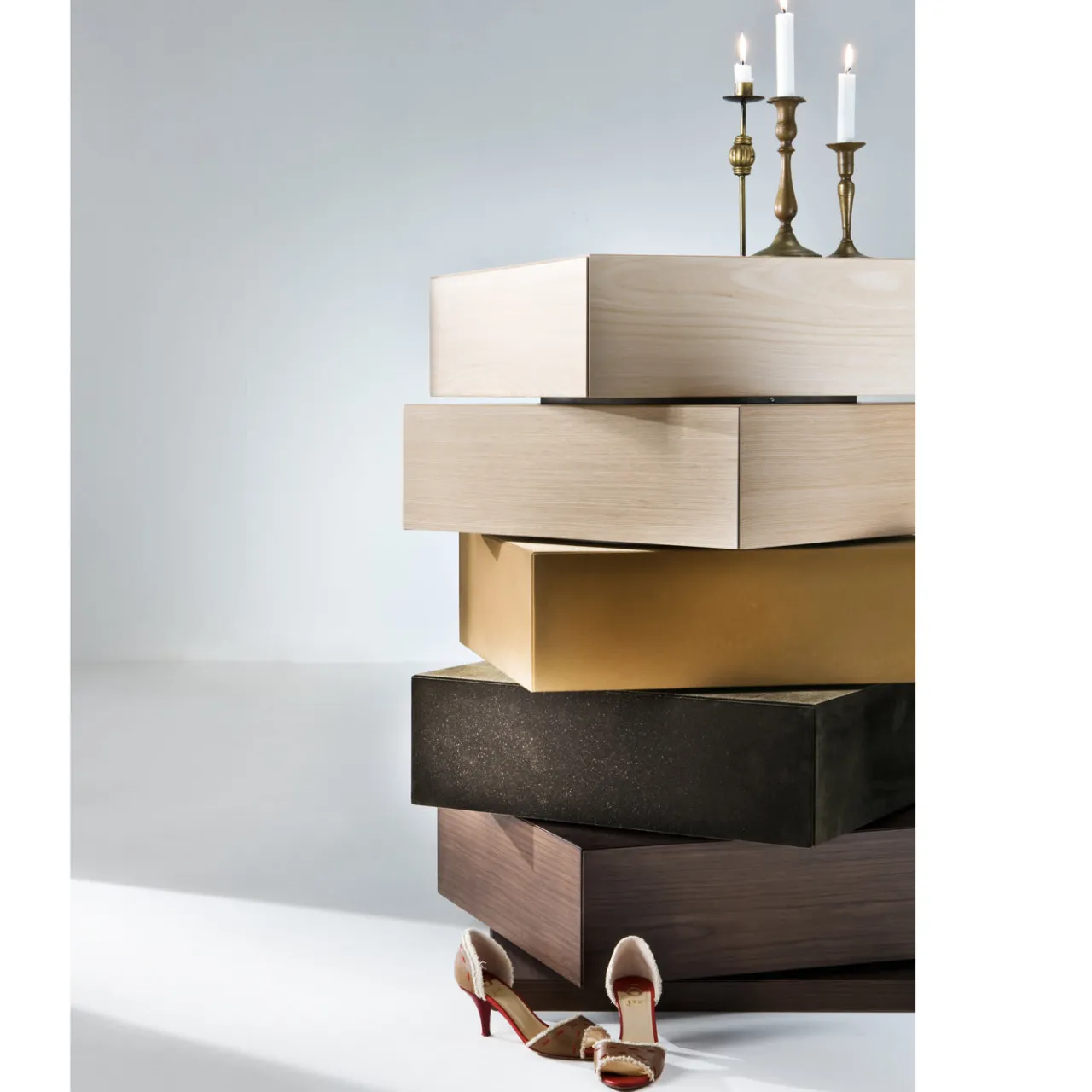 Laura Meroni Dressers<Cubick Chest of Drawers