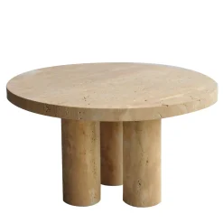 Pietro Franceschini Coffee Tables<Cuddle Beige Travertine Coffee Table