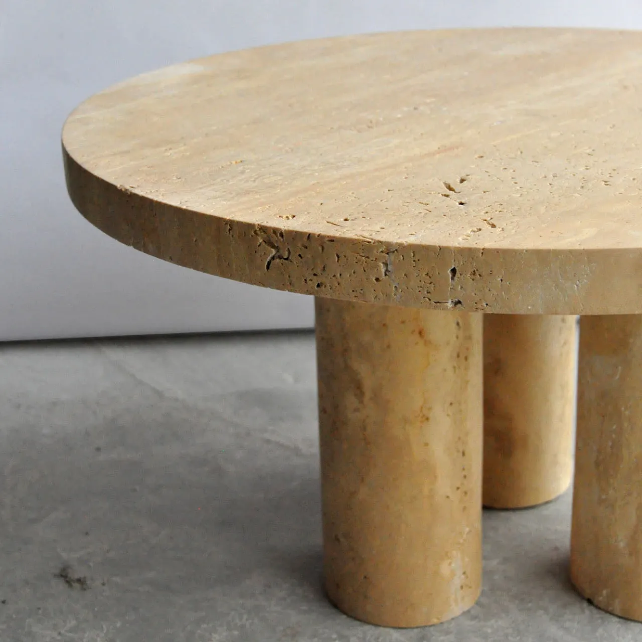 Pietro Franceschini Coffee Tables<Cuddle Beige Travertine Coffee Table