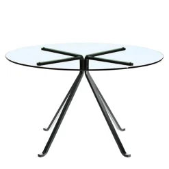 Driade Coffee Tables<Cuginetto Round Black Coffee Table by Enzo Mari