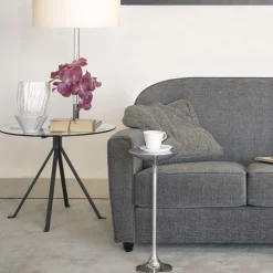 Driade Coffee Tables<Cuginetto Round Black Coffee Table by Enzo Mari