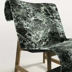 MGM Marmi e Graniti Lounge Chairs<Curl Armchair in Marble Verde Alpi