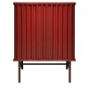 DLA Design Lab Cabinets<Curl Fire Red 2-Door MDF Cabinet
