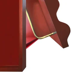 DLA Design Lab Cabinets<Curl Fire Red MDF Cabinet