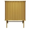 DLA Design Lab Cabinets<Curl Golden Yellow 2-Door MDF Cabinet