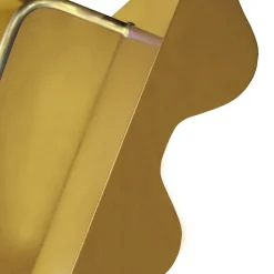 DLA Design Lab Cabinets<Curl Golden Yellow 2-Door MDF Cabinet