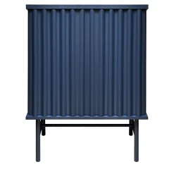 DLA Design Lab Cabinets<Curl Petrol Blue 2-Door MDF Cabinet