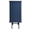 DLA Design Lab Cabinets<Curl Petrol Blue MDF Cabinet