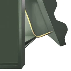 DLA Design Lab Cabinets<Curl Rosemary Green MDF Cabinet