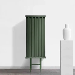 DLA Design Lab Cabinets<Curl Rosemary Green MDF Cabinet
