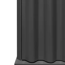 DLA Design Lab Cabinets<Curl Slate Gray 2-Door MDF Cabinet