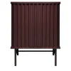 DLA Design Lab Cabinets<Curl Wine Red 2-Door MDF Cabinet