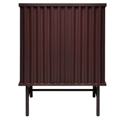 DLA Design Lab Cabinets<Curl Wine Red 2-Door MDF Cabinet