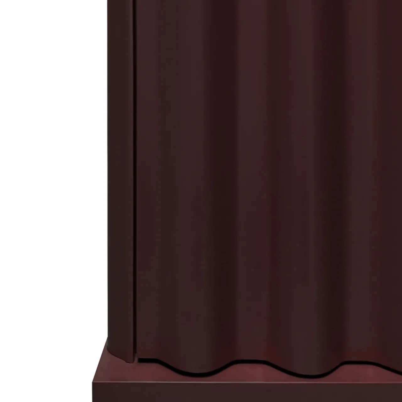 DLA Design Lab Cabinets<Curl Wine Red MDF Cabinet