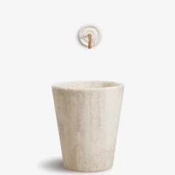 Veltha Outdoor Stone Design Other Outdoor Furniture<Current travertine Outdoor basin