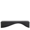 Riva 1920 Benches<Curve Volcano-Black Bench by Brodie Neill