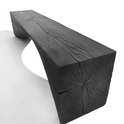 Riva 1920 Benches<Curve Volcano-Black Bench by Brodie Neill