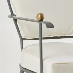 DMG Fiesole Outdoor Chairs & Stools<Curved Backrest Cushioned Armchair